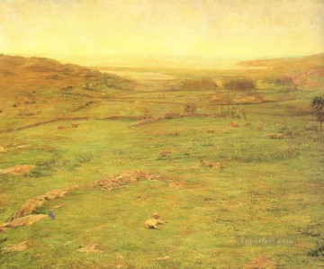  LaFarge Oil Painting - Paradise Valley landscape John LaFarge